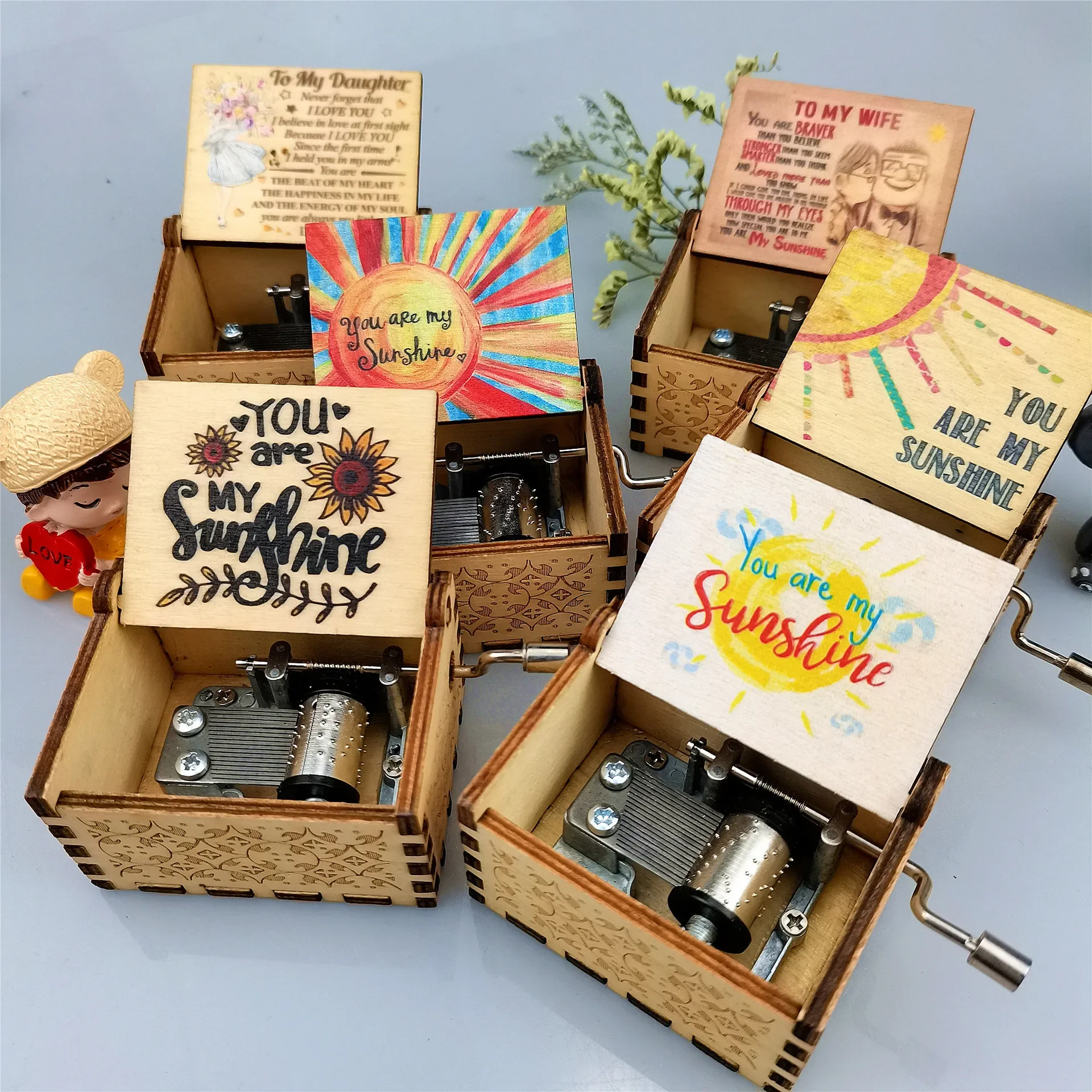 Musical Instrument Cajon - Музыкальная шкатулка You Are My Sunshine