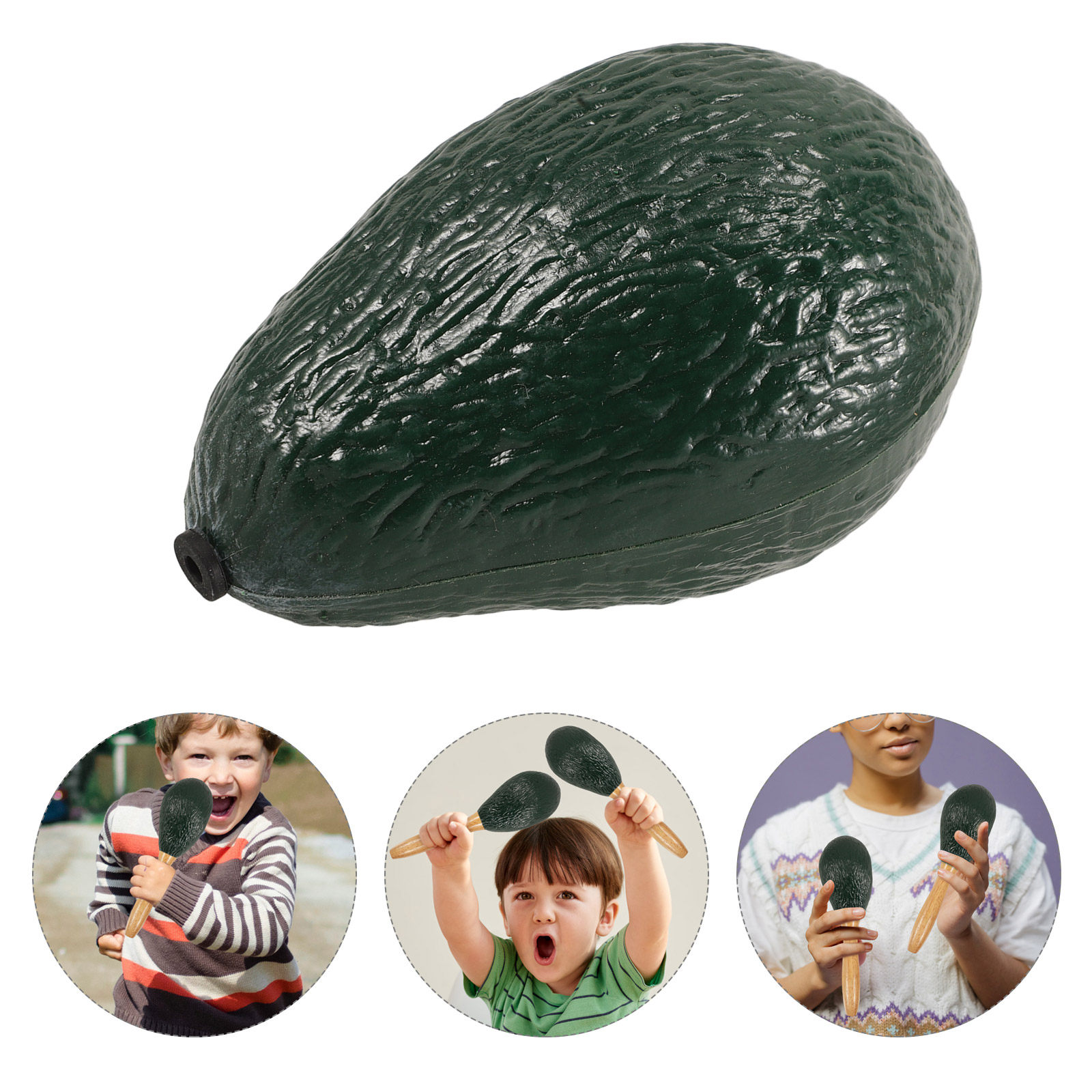 Musical Instrument Maraca - Фруктовый шейкер-маракасы в форме авокадо, музыкальный