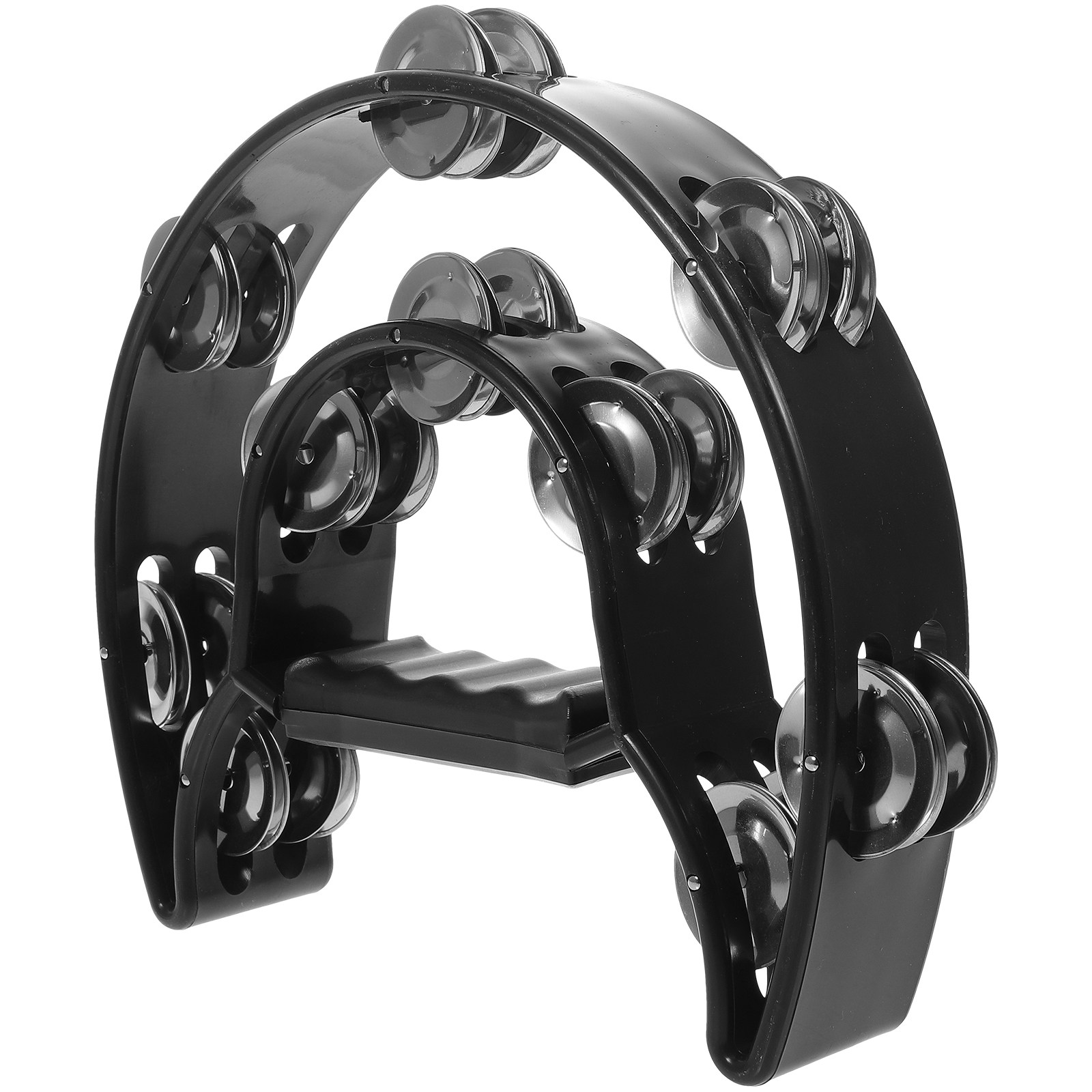 Musical Instrument Band - Двухрядный тамбурин-полумесяц с 40 металлическими бубенчиками,