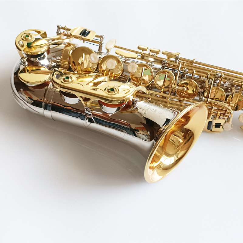 Musical Instrument Japan - Япония AWO37 Eb-саксофон, латунный электронный плоский