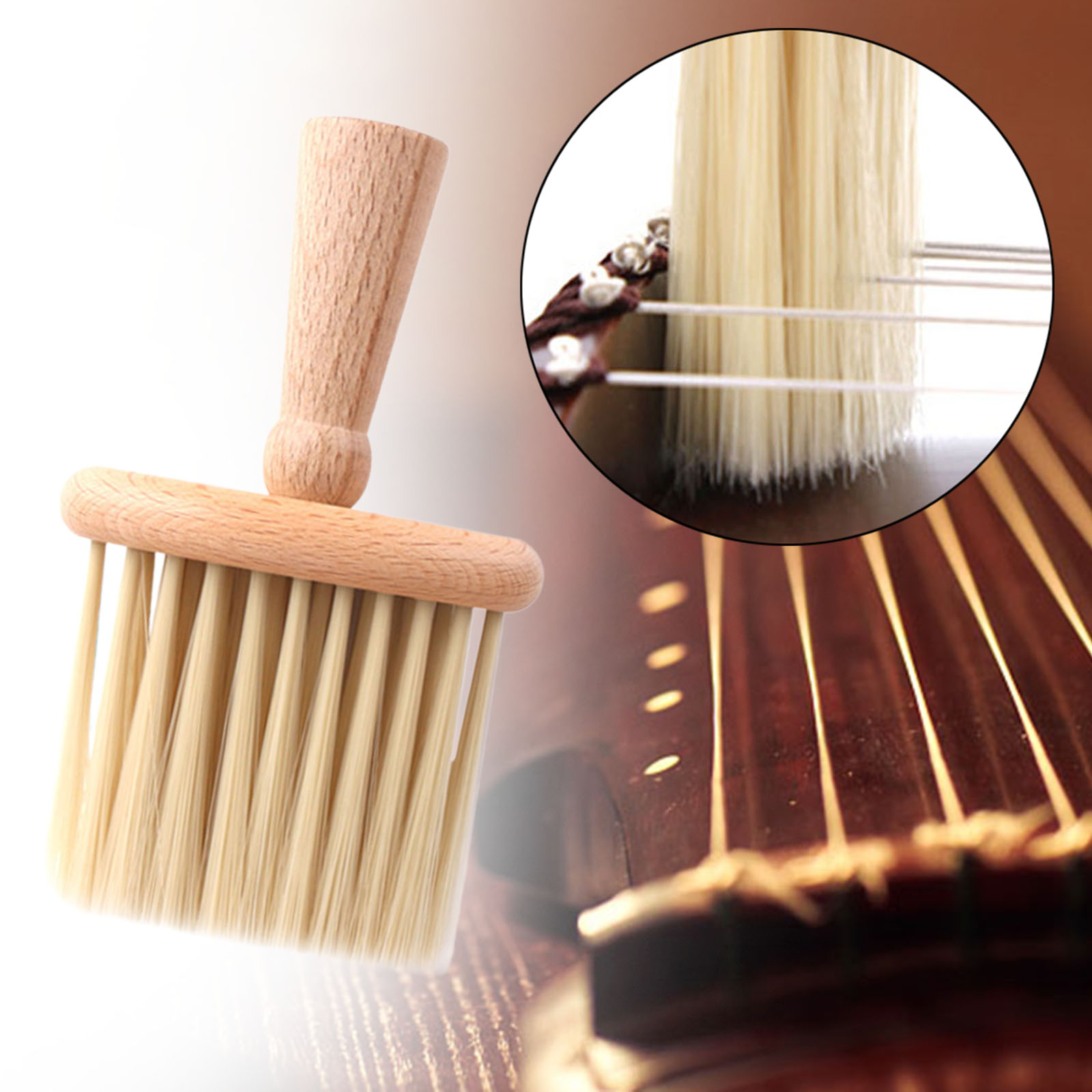 Musical Instrument Guzheng - Щетка для чистки Guzheng, мягкая щетина,