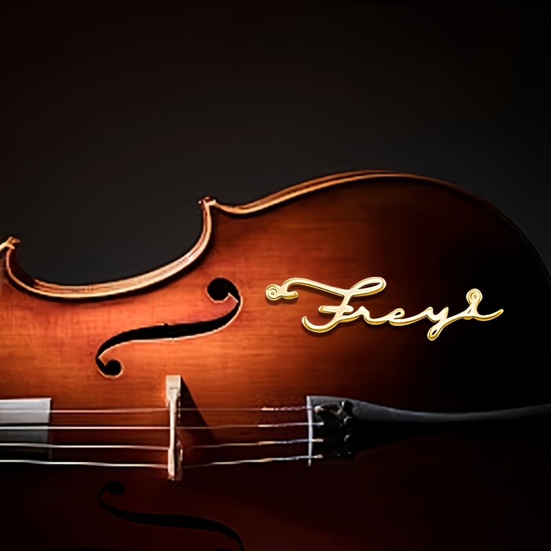 Musical Instrument And Names - Декоративные таблички с именами на заказ,