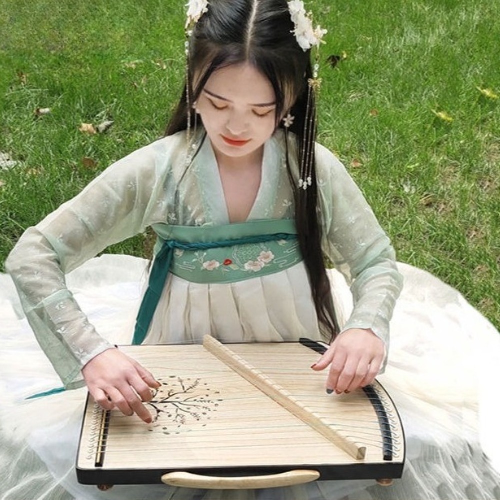Musical Instrument Guzheng - Деревянный 21-струнный мини-Guzheng, профессиональное тренировочное устройство