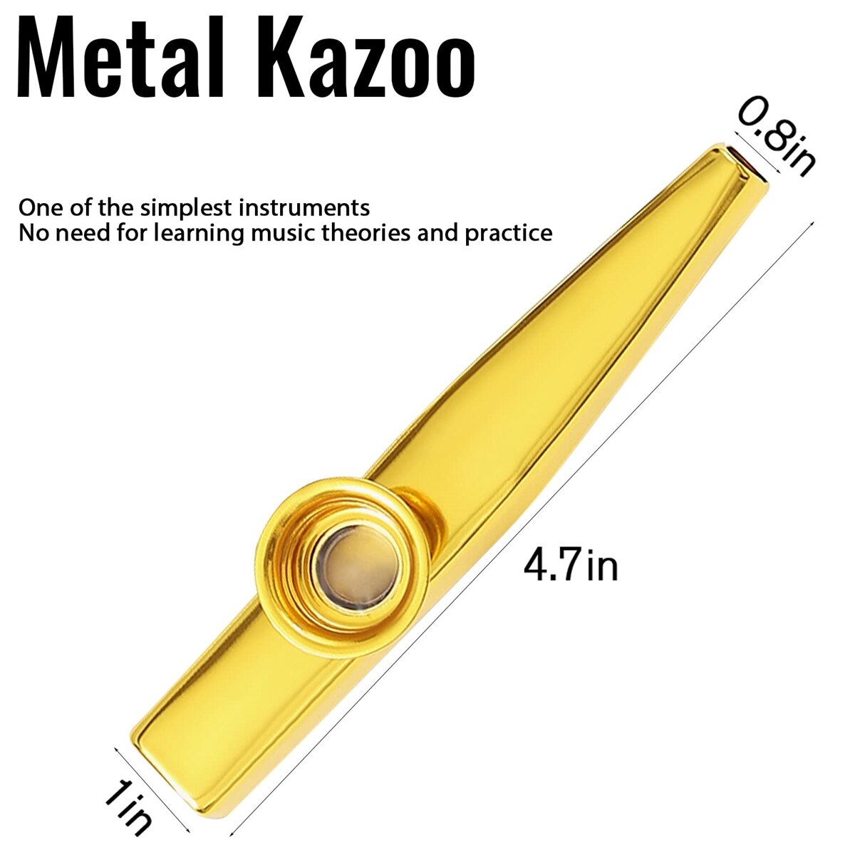 Kazoo серебряный алюминиевый с – обзор и цена Musical Instrument Cajon