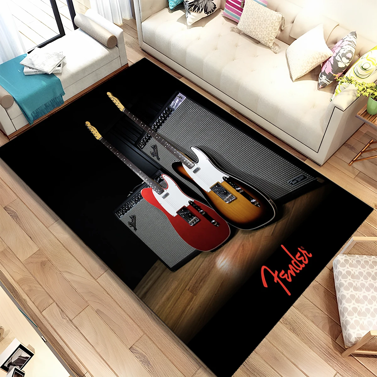 3D-ковер с изображением гитары – обзор и цена Musical Instruments Online