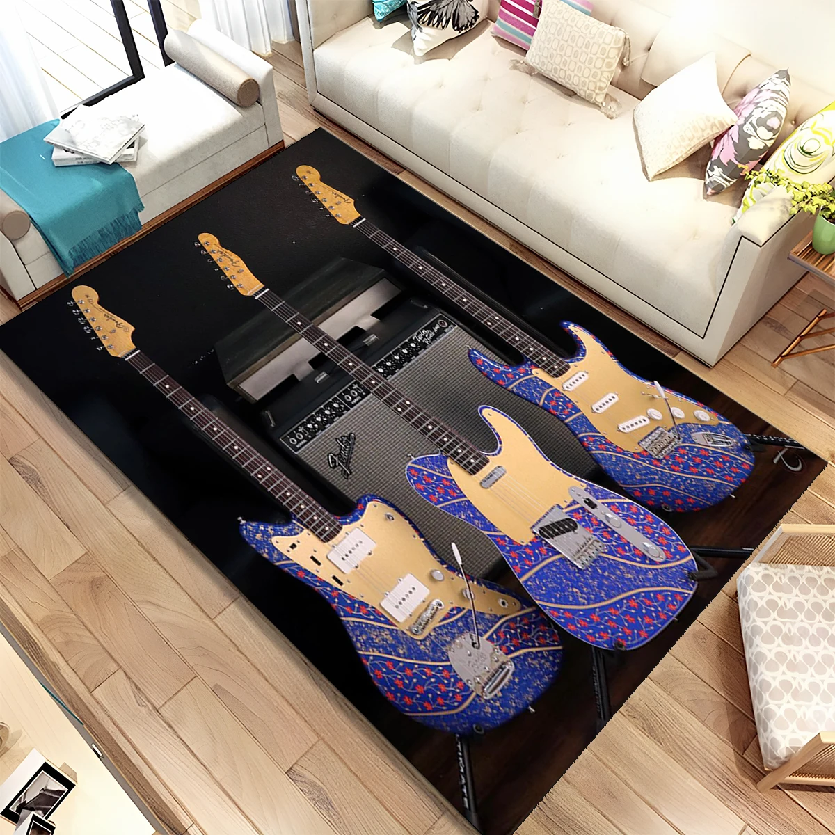 3D-ковер с изображением гитары – обзор и цена Musical Instruments Online